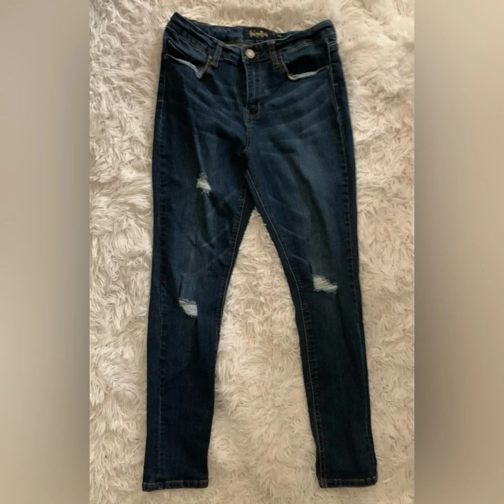 Indigo Rein Curvy Jeans Denim Pants - Picture 1 of 4